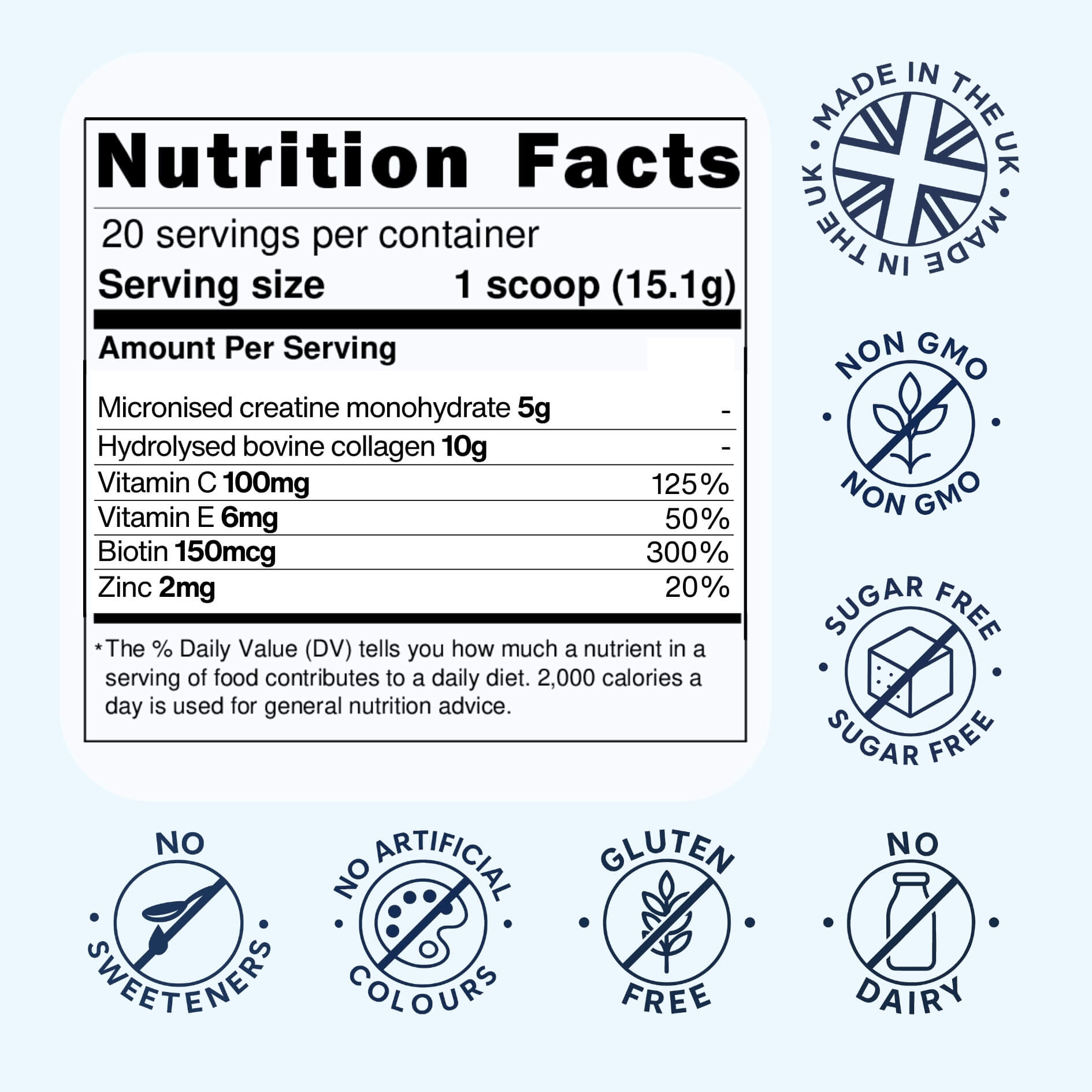 Creagen® 6-in-1 Creatine + Collagen Powder